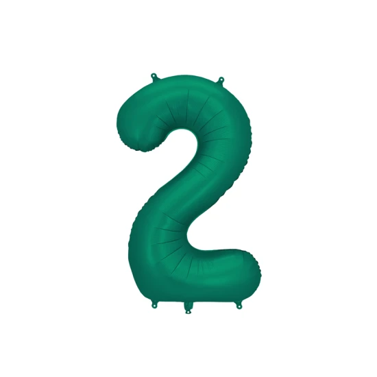 Edler Ballon zum 2. Geburtstag – Flaschengrün in der Hauptrolle