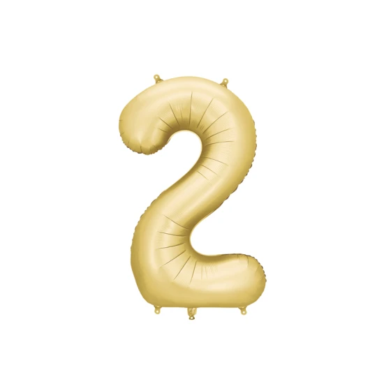 Eleganter Ballon zum 2. Geburtstag – mit goldenen Sternen