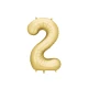 Eleganter Ballon zum 2. Geburtstag – mit goldenen Sternen