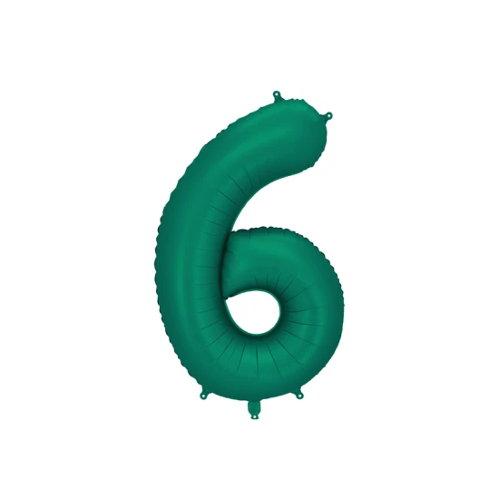 Edler Ballon zum 6. Geburtstag – Flaschengrün in der Hauptrolle