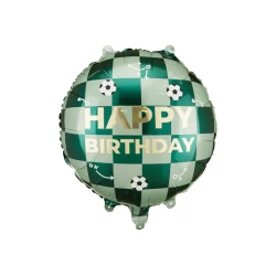 Happy Birthday Ballon mit Kugeln 35 cm