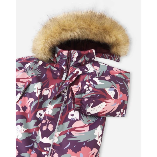 Reima Winter-Overall Lappi Deep purple