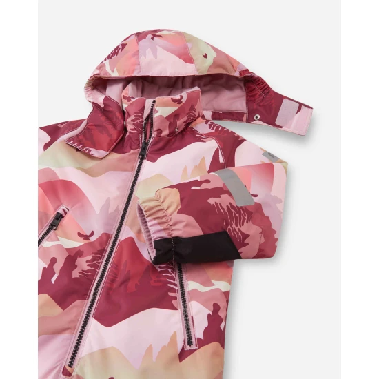 Reima Winter-Overall Kurikka Grey Pink