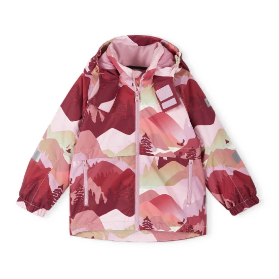 Winterjacke Muonio Grey Pink Reima Winterjacke Muonio Grey Pink