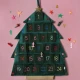 Adventskalender Weihnachtsbaum – 24 Taschen für Süßigkeiten und kleine Geschenke