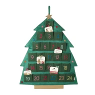 Adventskalender Weihnachtsbaum Wand