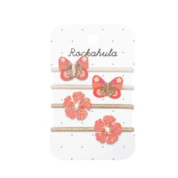 Haargummis Butterfly Bella 4 Stück