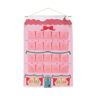 Wiederverwendbarer Adventskalender Puppenhaus