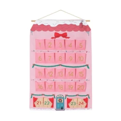Wiederverwendbarer Adventskalender Puppenhaus