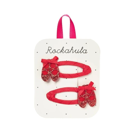 Haarspangen Rote Ballettschuhe 2 Stk. – Rockahula Kids X595