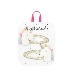 Haarspangen Einhorn Regenbogen 2 Stk