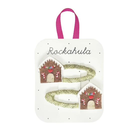 Rockahula Kids Sponky do vlasov Perníková chalúpka 2ks Sponky do vlasov Perníková chalúpka 2ks