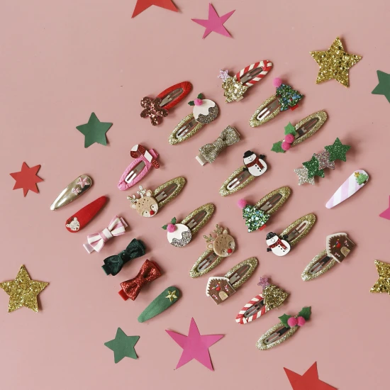 Rockahula Kids Hair clips Christmas tree Striped 2 pcs Hair clips Christmas tree Striped 2 pcs