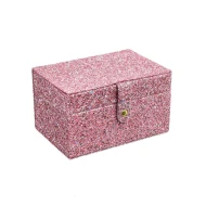 Großes Schmuckkästchen Konfetti Rosa