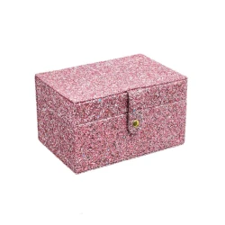 Großes Schmuckkästchen Konfetti Rosa