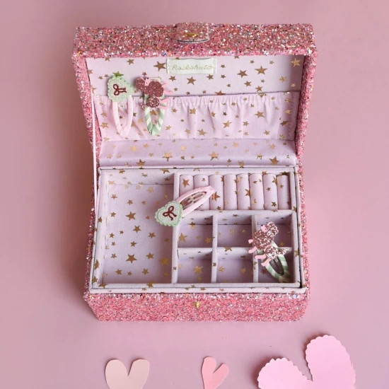 Großes Schmuckkästchen Konfetti Rosa Großes Schmuckkästchen Konfetti Rosa – Rockahula Kids JB531P