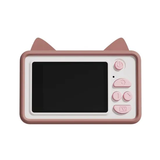 Kinder-Digitalkamera für jede Reise mit Katzenmotiv.