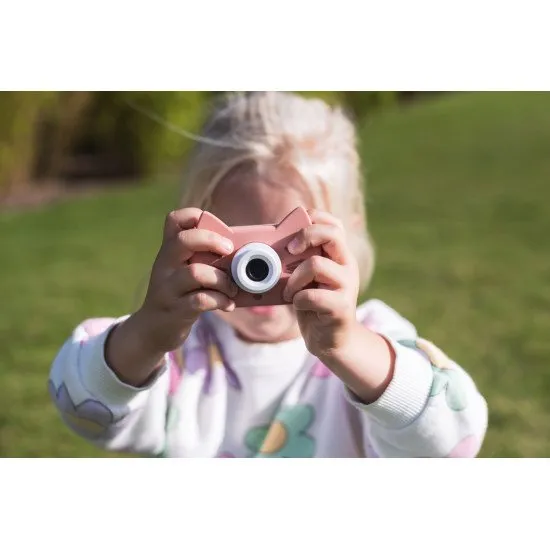 Kinder-Digitalkamera für jede Reise mit Katzenmotiv.