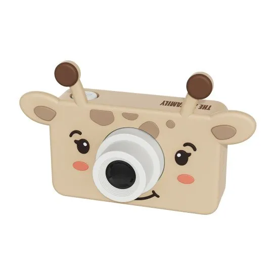 Kinder-Digitalkamera für jede Reise mit Giraffenmotiv.