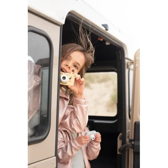 Kinder-Digitalkamera für jede Reise mit Giraffenmotiv.