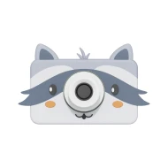 Digitaler Kinderfotoapparat Zoo Friends Waschbär