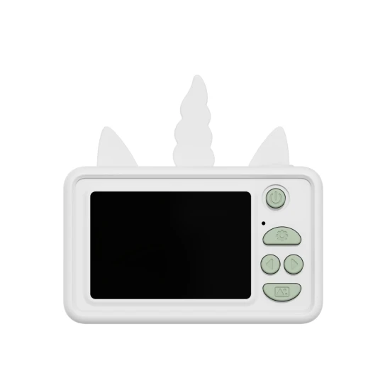 Kinder-Digitalkamera für jede Reise mit Einhorn-Motiv.