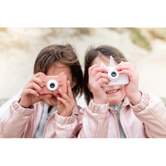 Kinder-Digitalkamera für jede Reise mit Einhorn-Motiv.