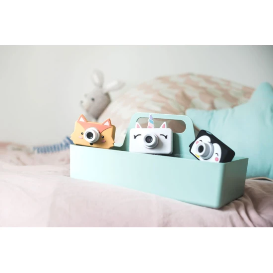 Kinder-Digitalkamera für jede Reise mit Einhorn-Motiv.