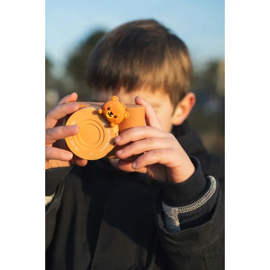Kinderkamera mit Selfie-Kamera zum Thema Tiere.