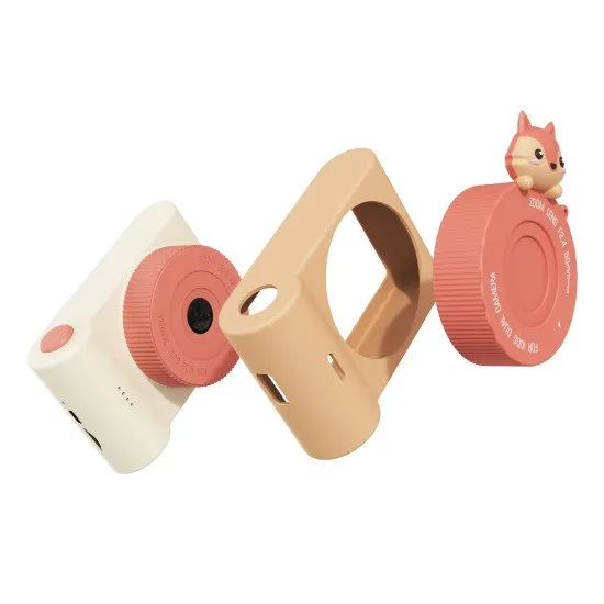 Kinderkamera mit Selfie-Kamera zum Thema Tiere.