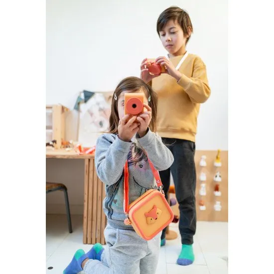 Kinderkamera mit Selfie-Kamera zum Thema Tiere.