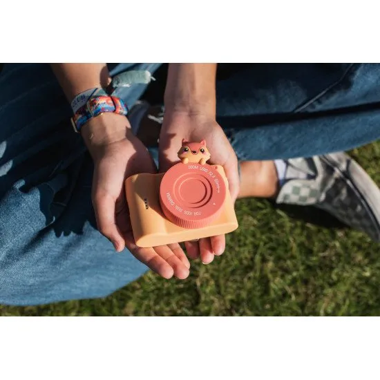 Kinderkamera mit Selfie-Kamera zum Thema Tiere.