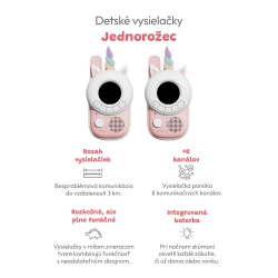 Kinderradios Einhorn 2 Stk