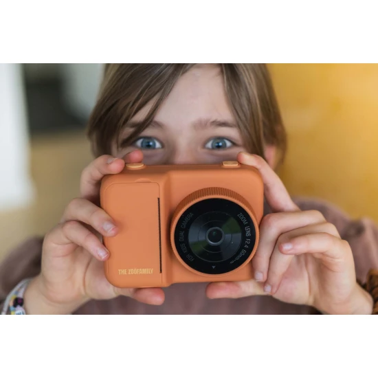 Sofortbildkamera für Kinder mit der Möglichkeit, Fotos auszudrucken.