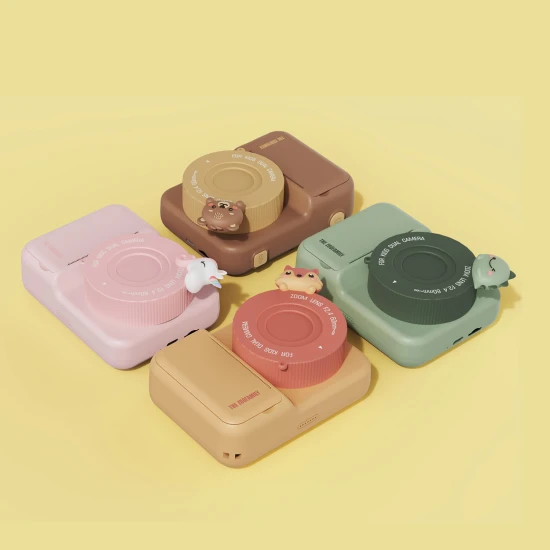 Sofortbildkamera für Kinder mit der Möglichkeit, Fotos auszudrucken.