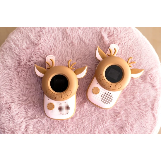Kinder-Walkie-Talkies Hirsch 2 Stk Zoofamily