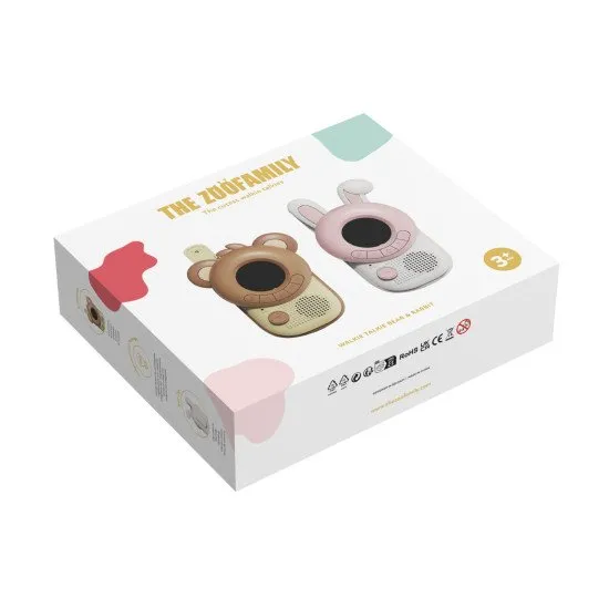 Das Kinderradio-Set von Zoofamily enthält 2 Radios.