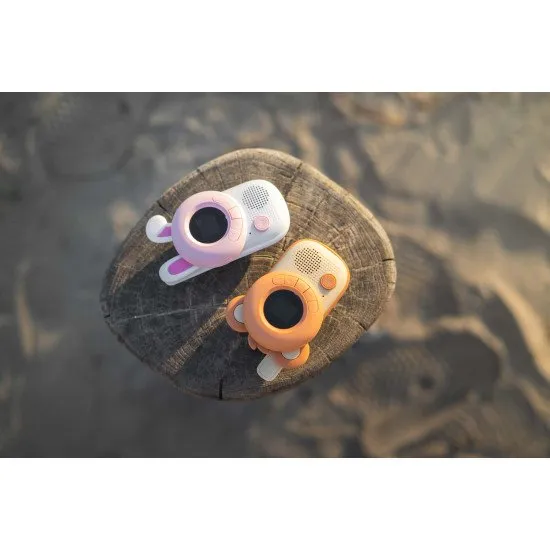 Das Kinderradio-Set von Zoofamily enthält 2 Radios.