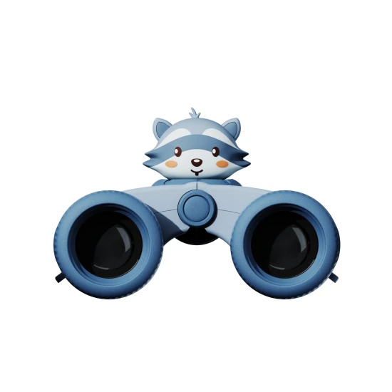 Kinderfernglas Zoo eyes Waschbär Zoofamily