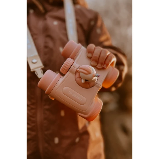 Kinderfernglas Zoo Eyes in Einhornform mit rosa Design und 8-facher Vergrößerung