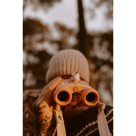 Kinderfernglas Zoo Eyes in Einhornform mit rosa Design und 8-facher Vergrößerung