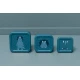 Triceratops-Snackboxen, 3 Stück