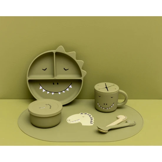 Niedliche Tasse mit dem beliebten Tiermotiv Dinosaurier.