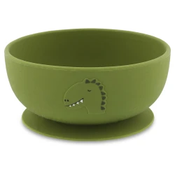 Kindersilikonschüssel mit Saugnapf Dinosaurier