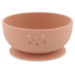 Kindersilikonschüssel mit Saugnapf Katze