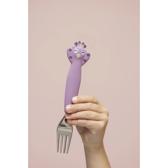 Silikon-Besteck Pfau 3 Stück – Trixie 96-465