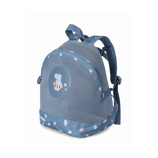 Sandfreier Strandrucksack Hippos