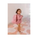Sandfreier Strandrucksack Whale Pink