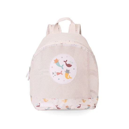 Sandfreier Strandrucksack Mermaid Cats
