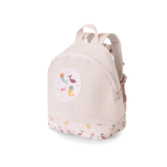 Sandfreier Strandrucksack Mermaid Cats